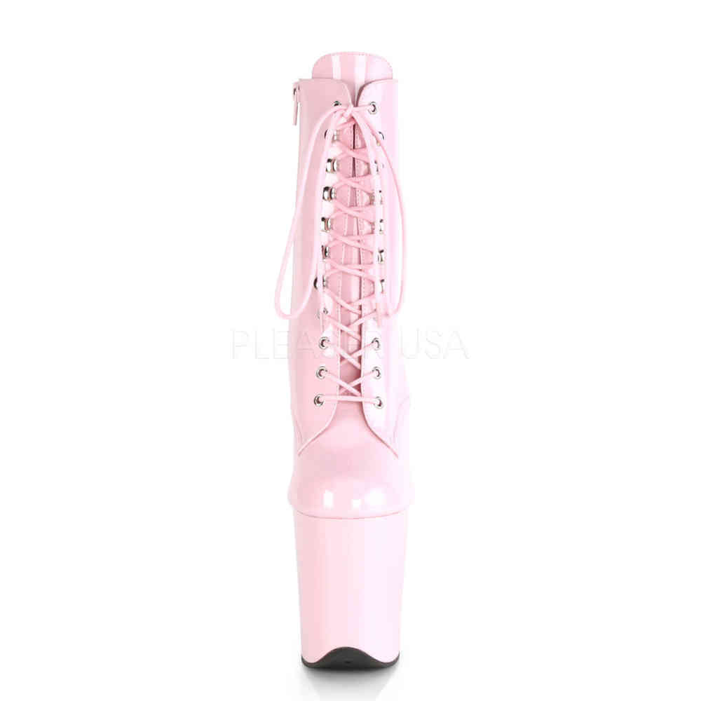 Pleaser - FLAMINGO-1020 Plattformstiefel, Poledance Schuhe - Pole dance schuhe - Rosa